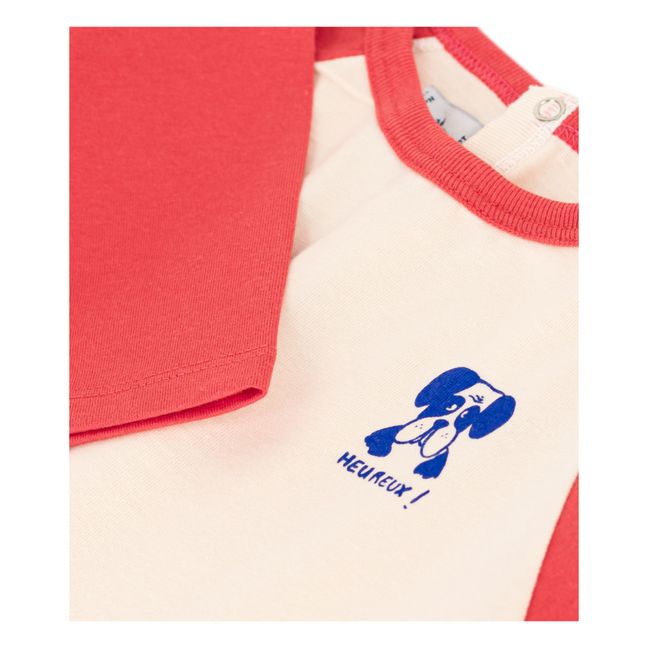 T-Shirt Bicolore Jersey | Orange