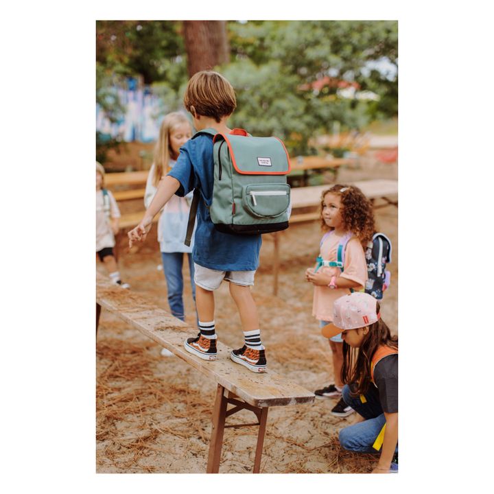 Sac à Dos Oilily Forrest Green, Vert Foncé/rose, Pour Ordinateur, Neuf
