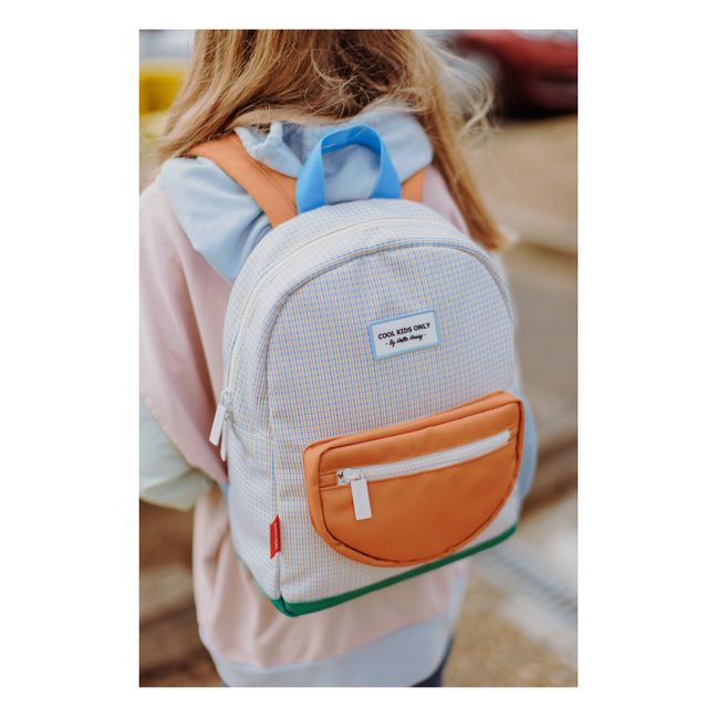 Sac à Dos Vichy | Ecru