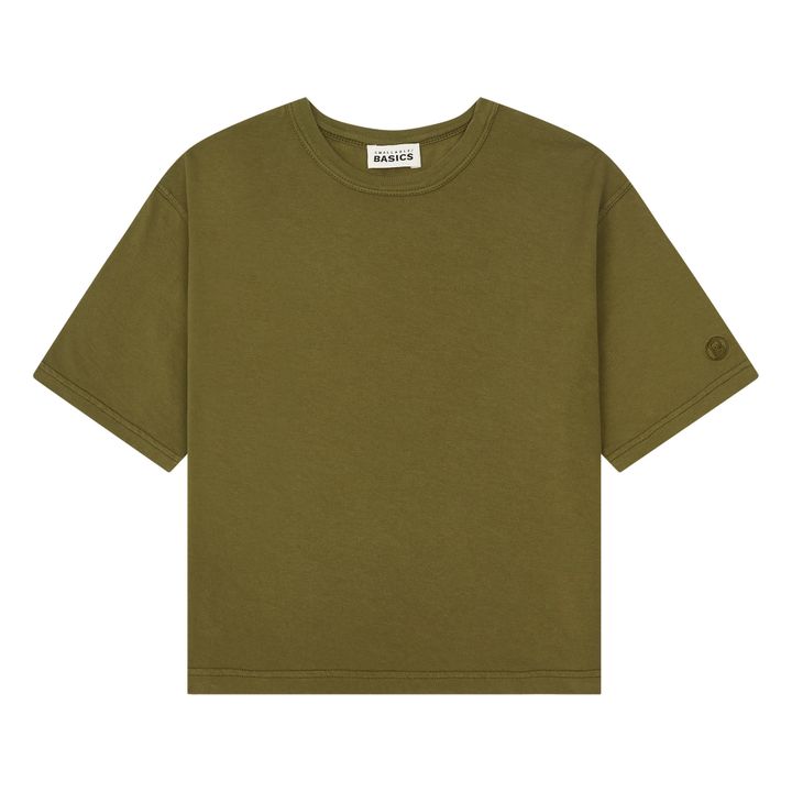 Boy's Oversize Organic Cotton T-shirt | Bronzo- Immagine del prodotto n°0