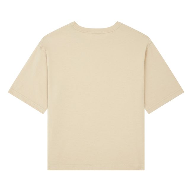 Camiseta oversize de algodón orgánico para niño | Pastel