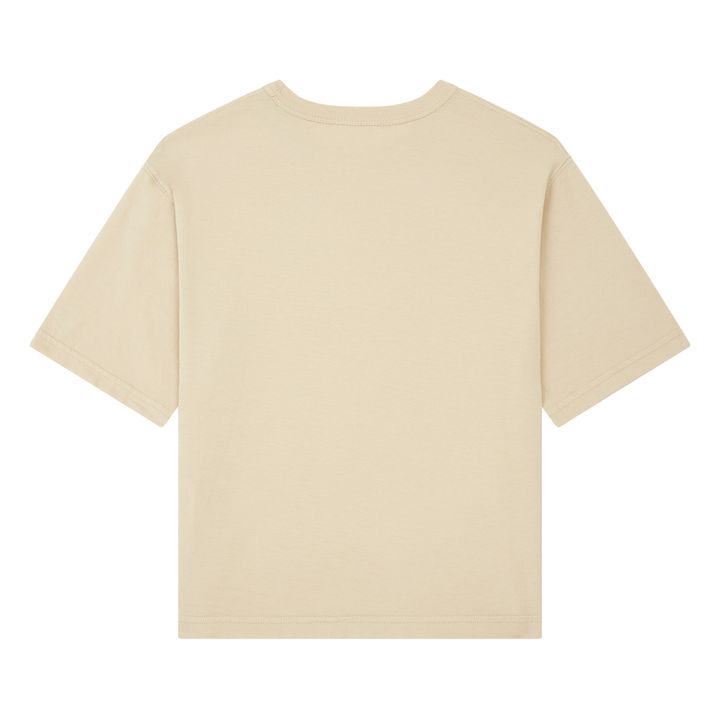Boy's Oversize Organic Cotton T-shirt | Mastic- Immagine del prodotto n°2
