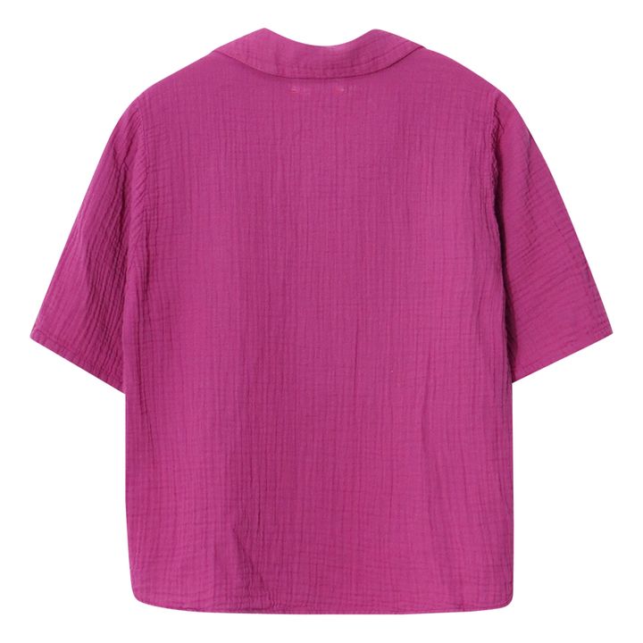Camicetta Ryder in garza di cotone | Viola- Immagine del prodotto n°4