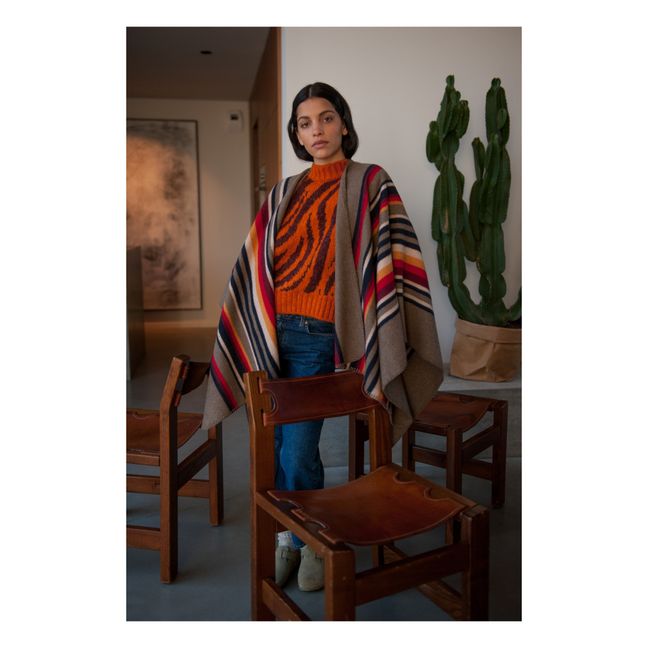 Capo in lana riciclata Apache | Talpa