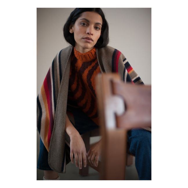 Capo in lana riciclata Apache | Talpa
