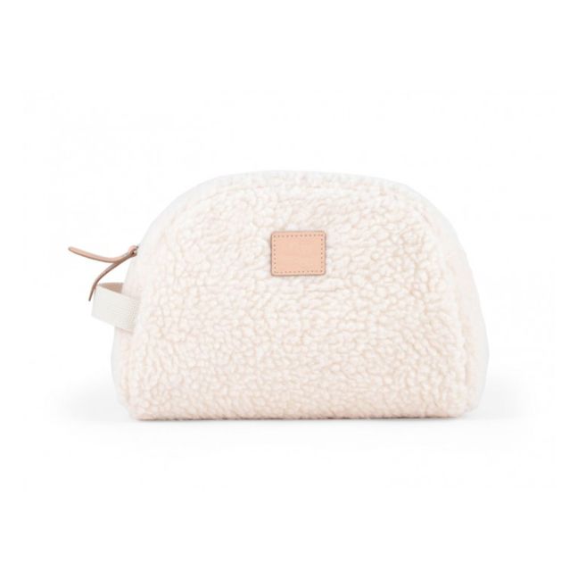 Beauty case in bouclè | Ecru