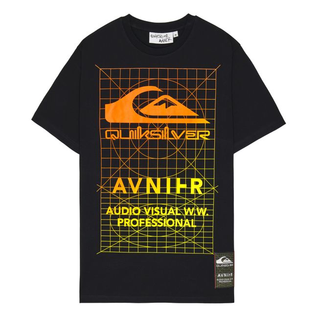Avnier x Quicksilver collaboration - Source T-shirt | Nero