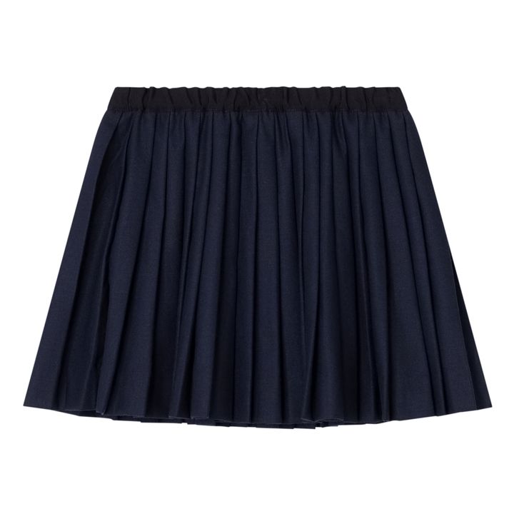 Falda de franela Jais | Azul Marino- Imagen del producto n°0