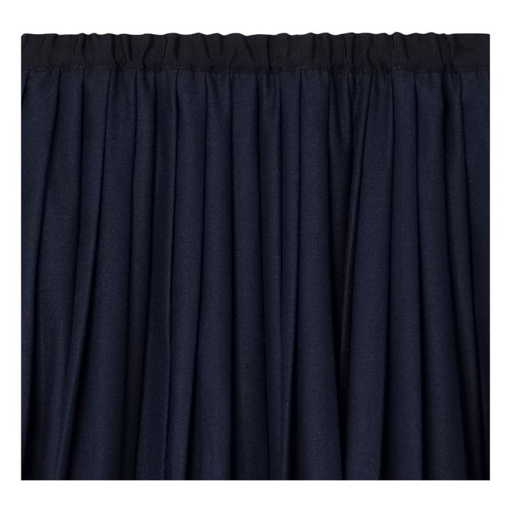 Falda de franela Jais | Azul Marino- Imagen del producto n°1