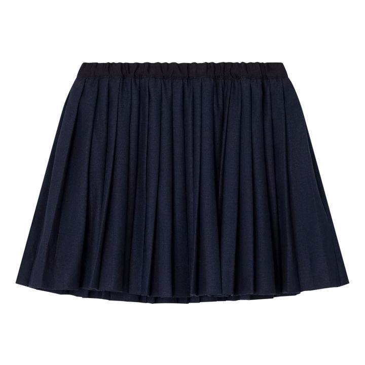 Falda de franela Jais | Azul Marino- Imagen del producto n°2