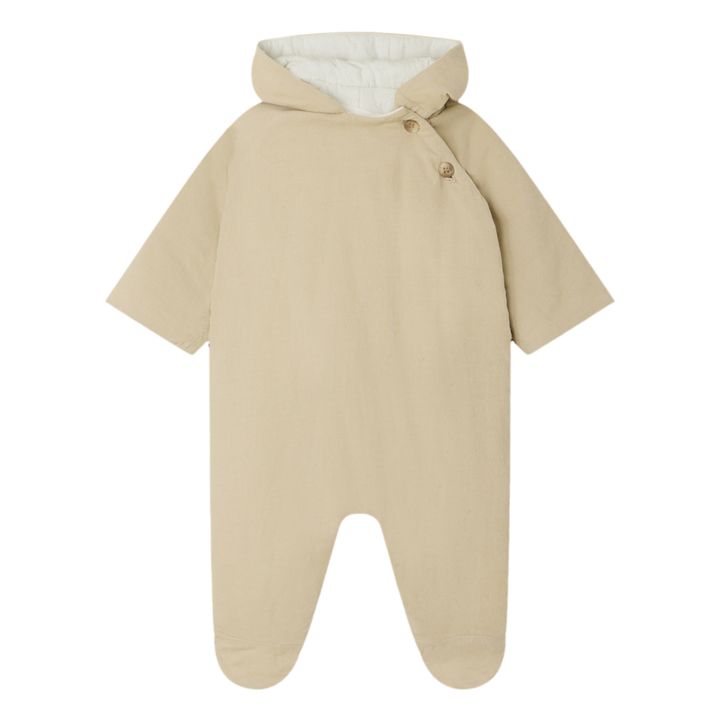 Schlafsack mit Füßen Samt Milleraies Februar | Beige- Produktbild Nr. 0
