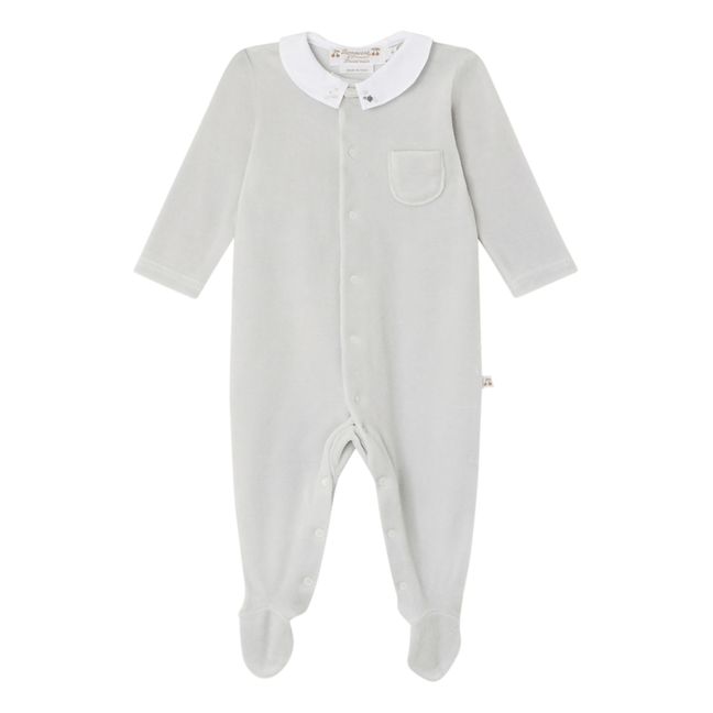 Pyjama à Pieds Velours Tilouan | Crudo