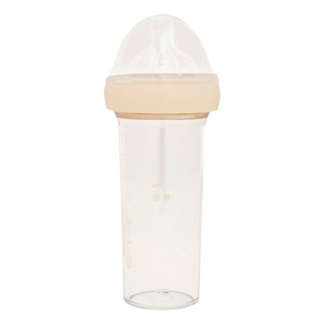 Le Biberon Français x Bonpoint - Babyflasche 210ml + Taschchen | Weiß