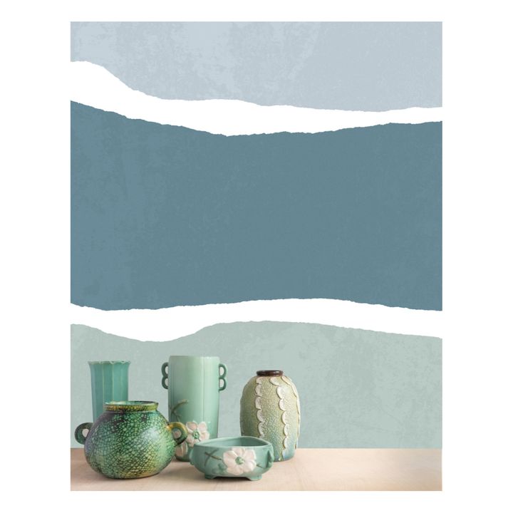 Trio Wallpaper - 4 rolls | Green- Product image n°0