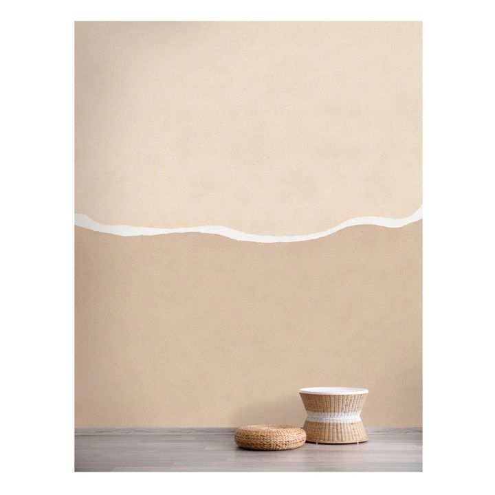 Duo Wallpaper - 4 rolls | Beige- Product image n°0