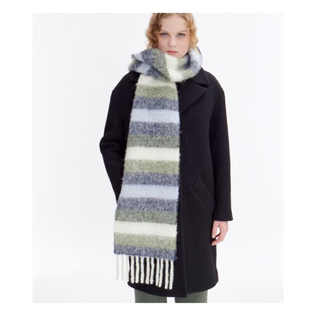 Echarpe Swan Laine | Bleu marine