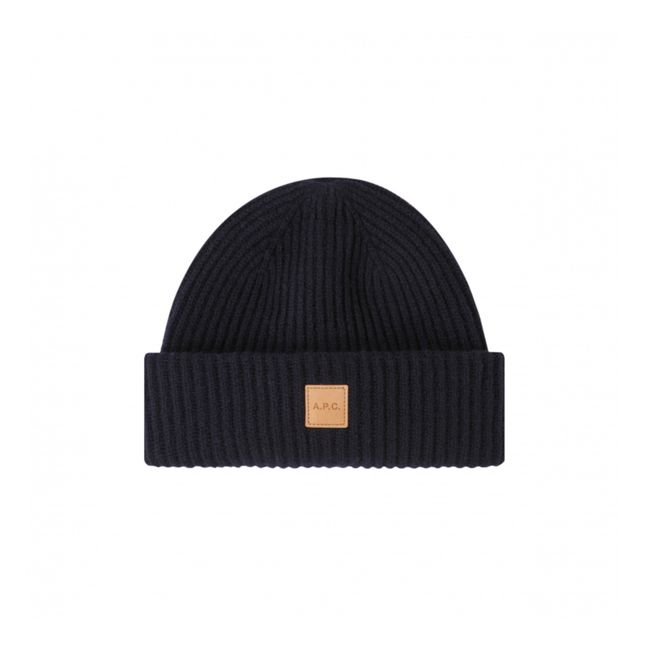 Gorro de lana merina ultrafina Michelle | Azul Marino