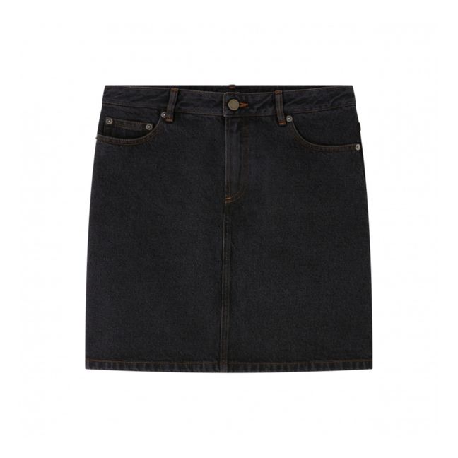 Jupe Standard Coton Bio | Washed Black