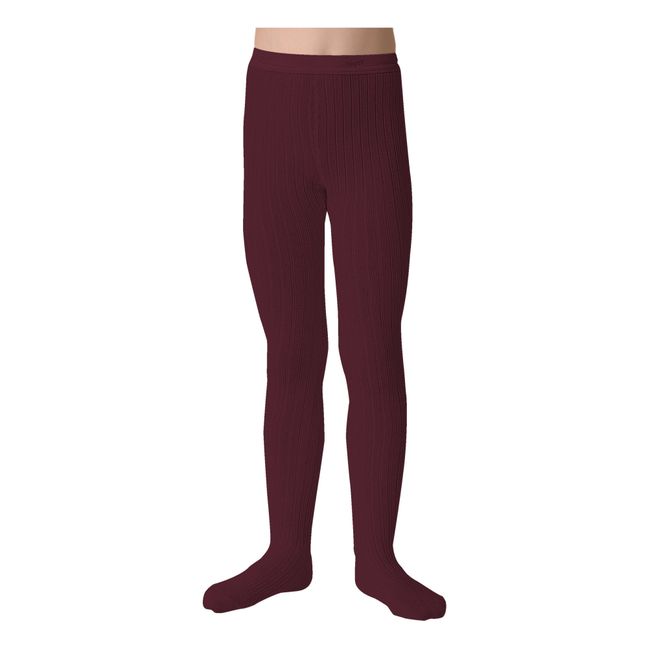 Louise Tights | Burgundy