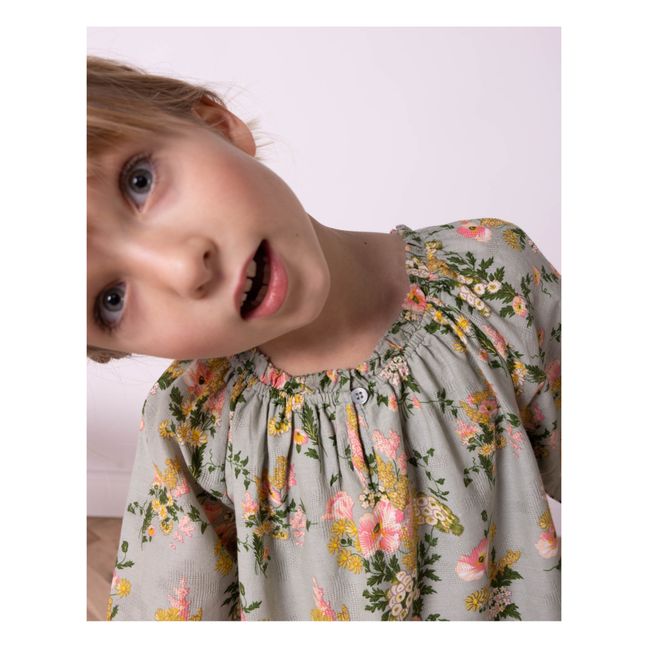 Lurex-Kleid Felicie | Salbei