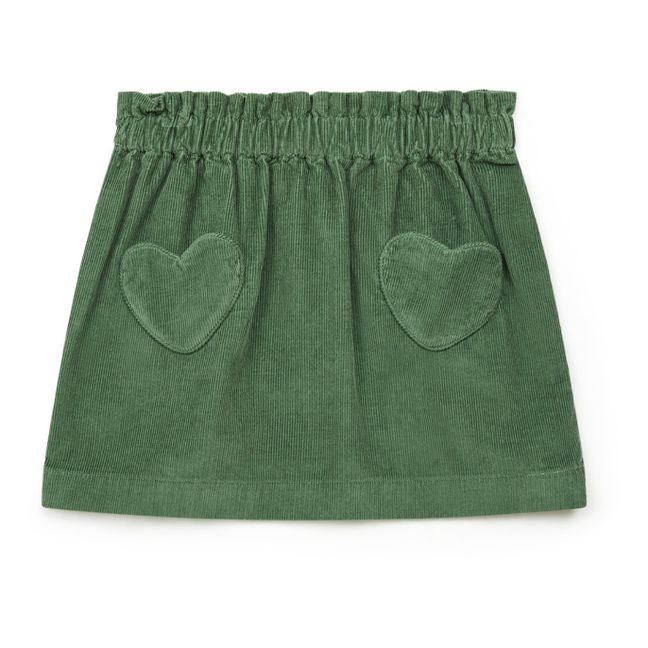 Falda de pana Douchka | Verde