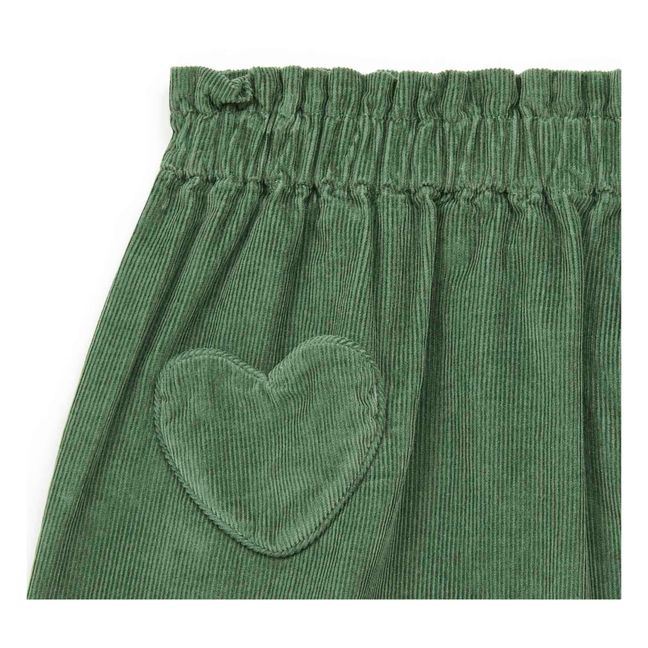 Falda de pana Douchka | Verde