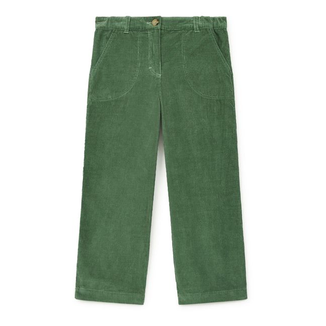 Corduroy Trousers - Dark Green