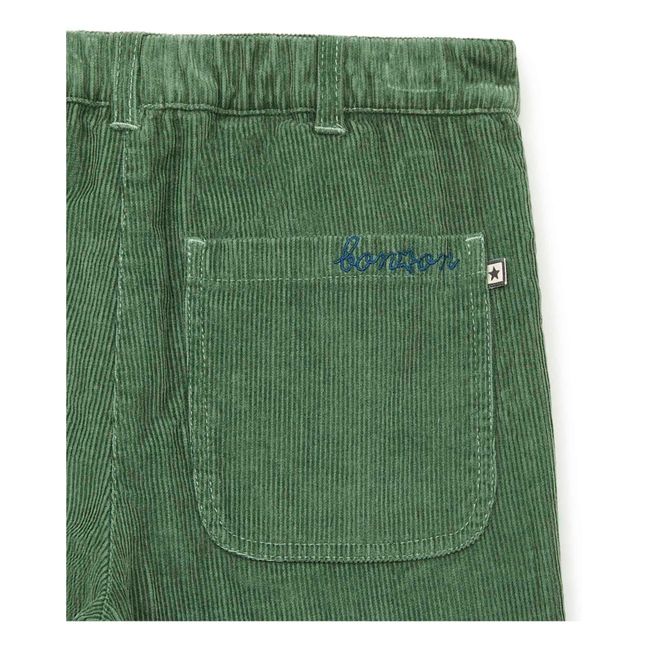 Hakiko Corduroy Trousers | Green