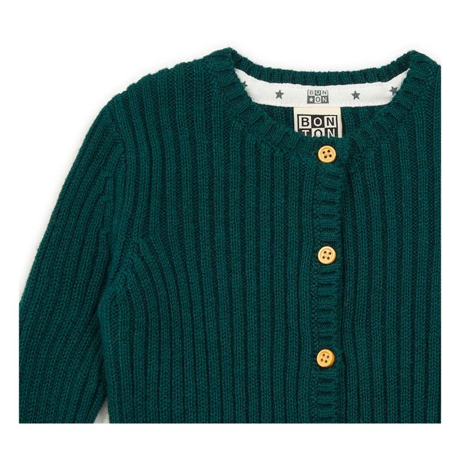 Cardigan Mouton | Vert