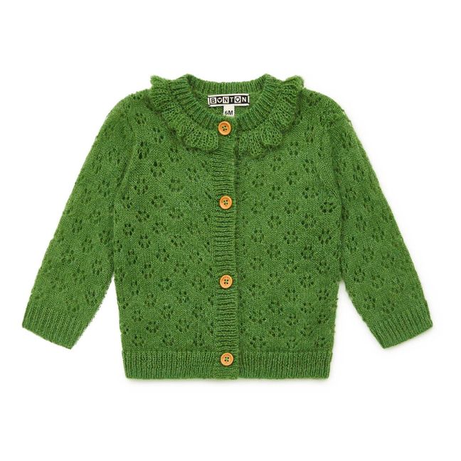 Openwork Cardigan Corolle | Green