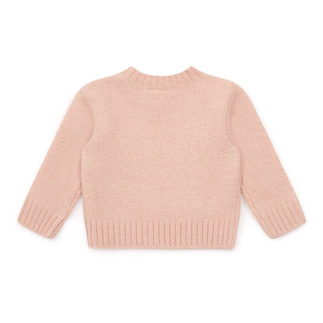 Mistyheart Baby Sweater | Pale pink