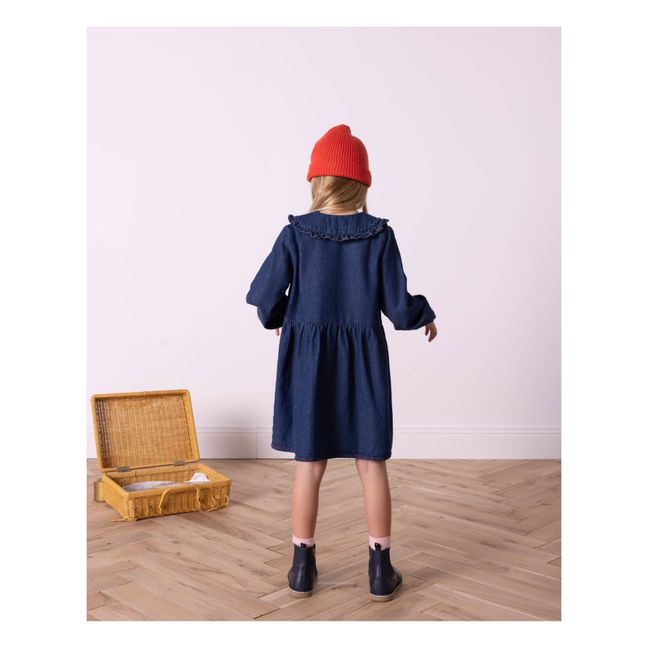 Huguette Light Denim Dress | Denim brut