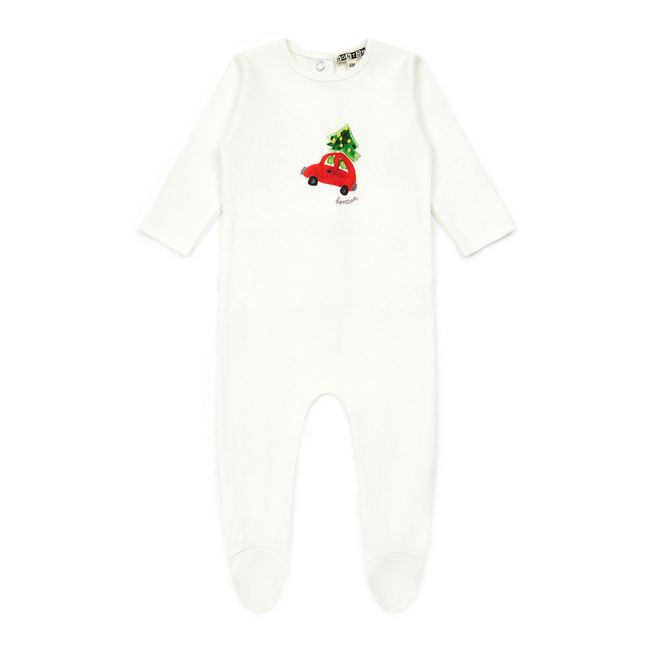 Pyjama à Pieds Noël - Collection No Sleep Club  | Blanco