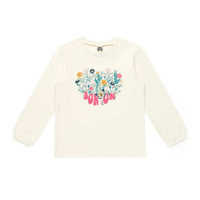 T-Shirt Coton Bio Cœur | Ecru