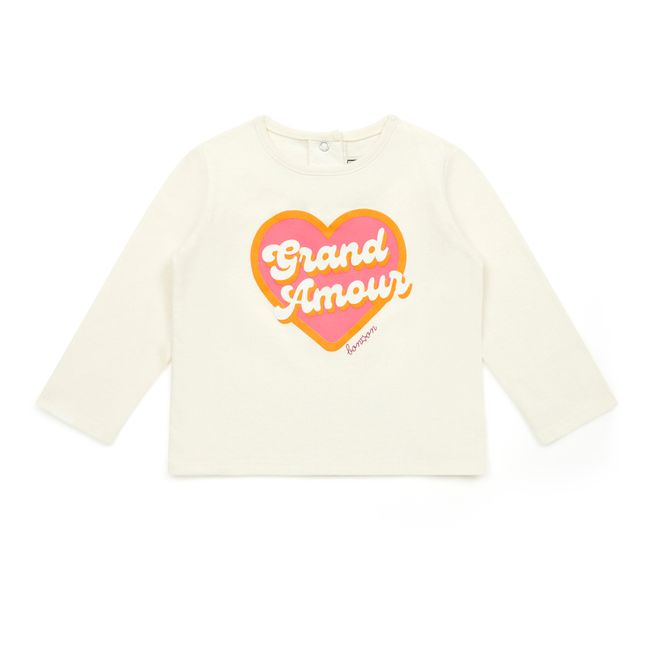 Love Organic Cotton T-Shirt | Ecru