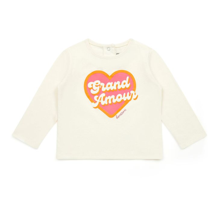 Love Organic Cotton T-Shirt | Ecru- Product image n°0