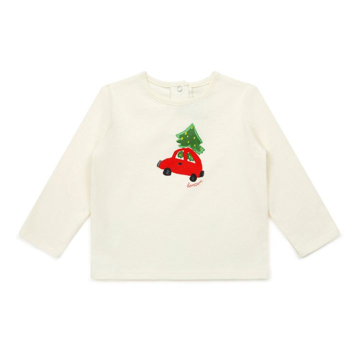 Organic Cotton T-Shirt - Christmas collection  | White- Product image n°0