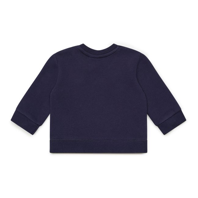 Love Gang organic cotton sweatshirt | Navy blue