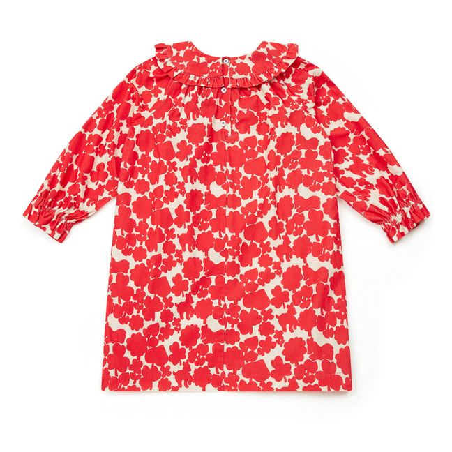 Robe Velours Milleraies Heidi | Rouge
