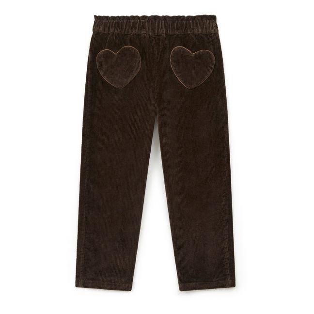 Pantalon Velours Côtelé Duck | Chocolat
