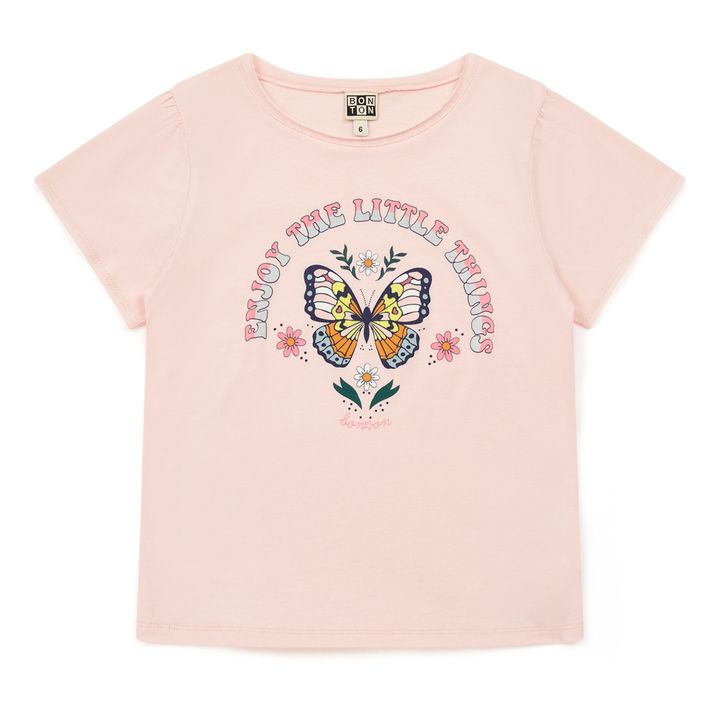 T-Shirt Schmetterling | Blassrosa- Produktbild Nr. 0