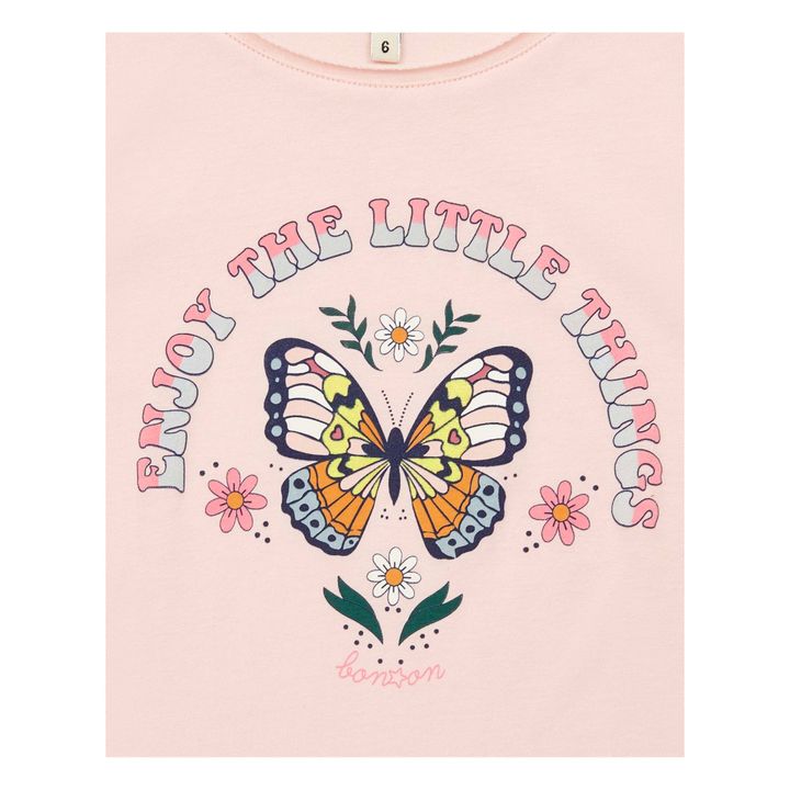 T-Shirt Schmetterling | Blassrosa- Produktbild Nr. 1