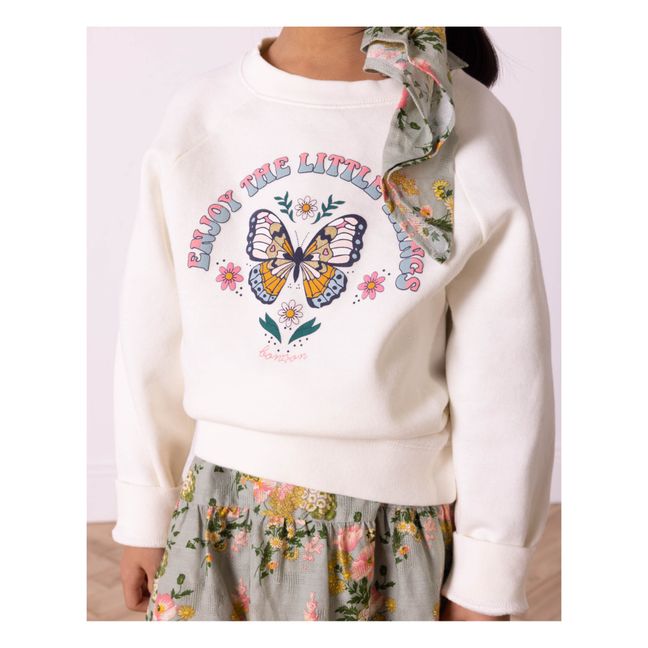 Sweatshirt Schmetterling | Seidenfarben