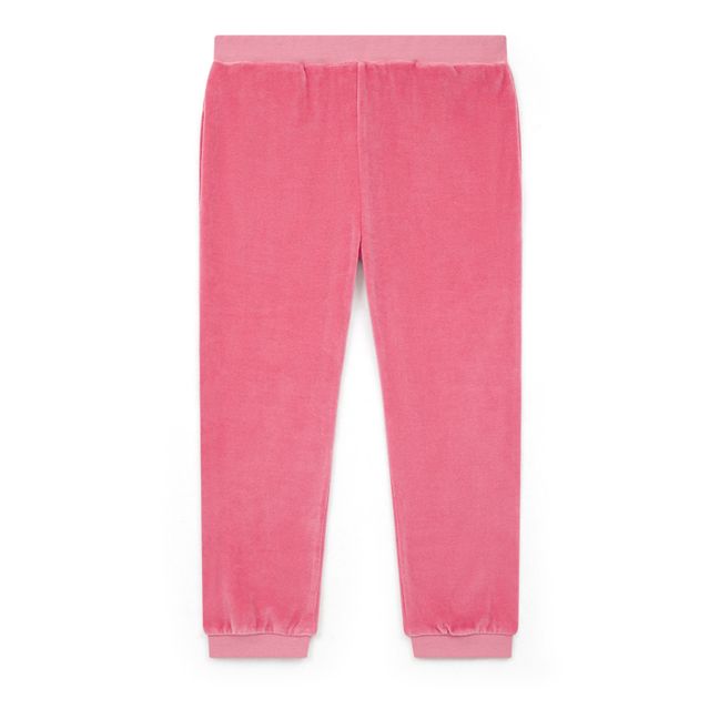 Velour joggers | Pink