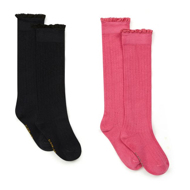 2er-Set Socken | Rosa