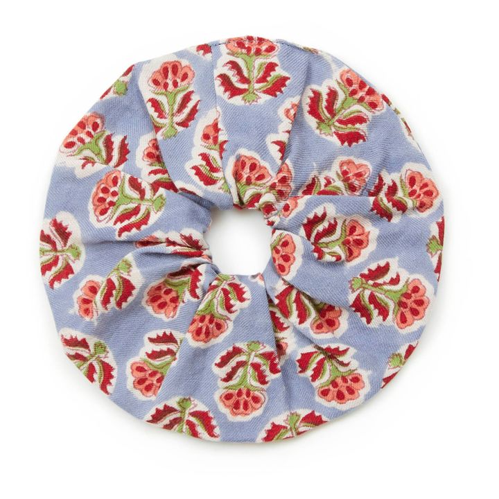 Scrunchie Fleuri (Blumenkohl) | Blau- Produktbild Nr. 0