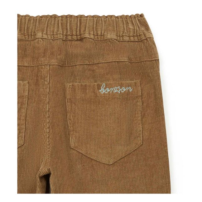 Pantalon Velours Côtelé Fraca | Taupe brown