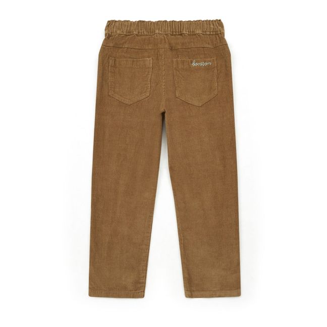 Pantalon Velours Côtelé Fraca | Taupe brown
