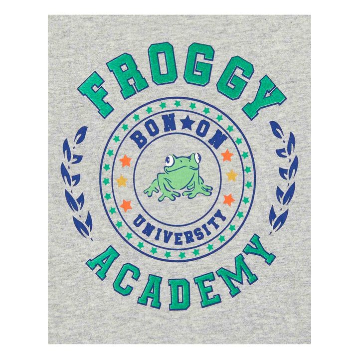 T-Shirt Frog | Grau Meliert- Produktbild Nr. 1