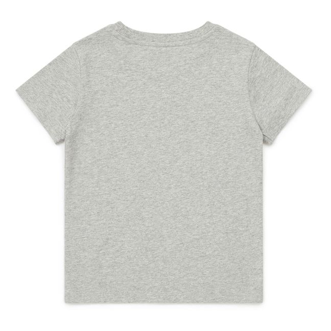 T-Shirt Frog | Grau Meliert